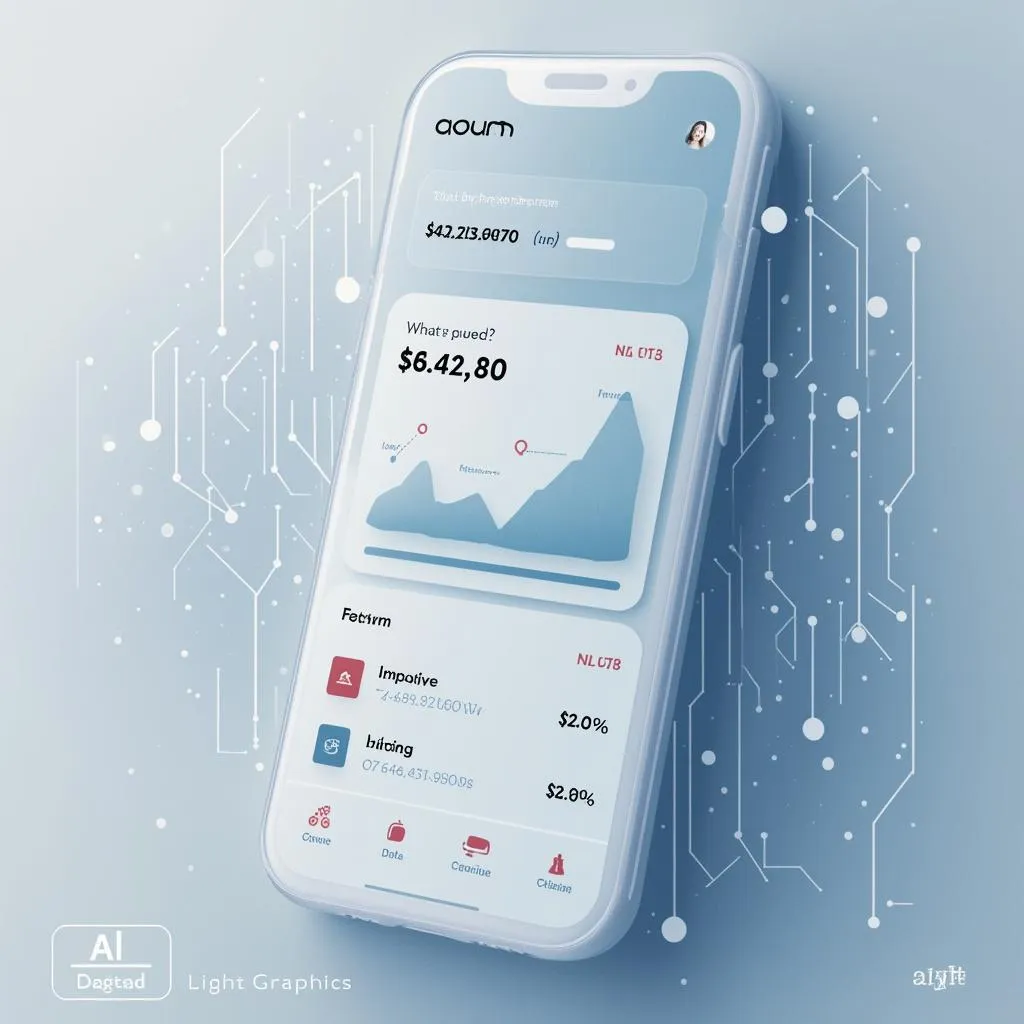 Interface utilisateur de l'application FinancIA